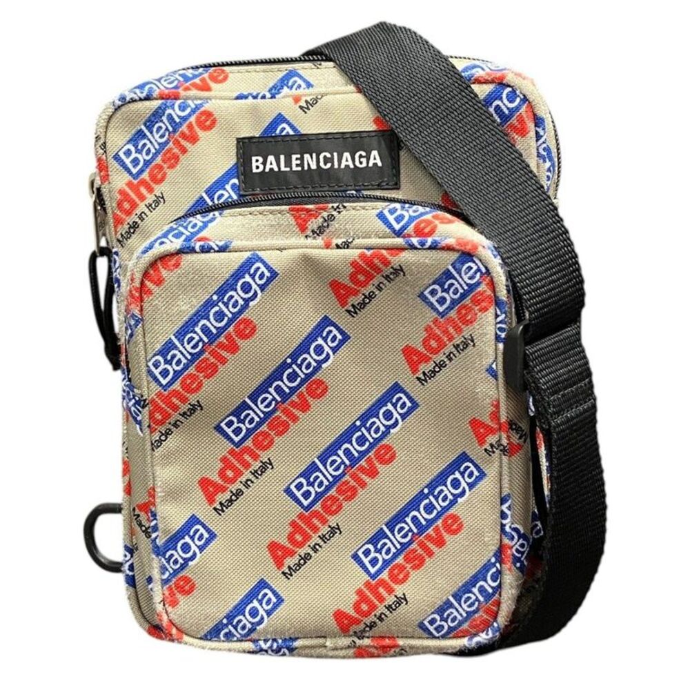 Balenciaga Explorer Cotton Canvas Shoulder Bag